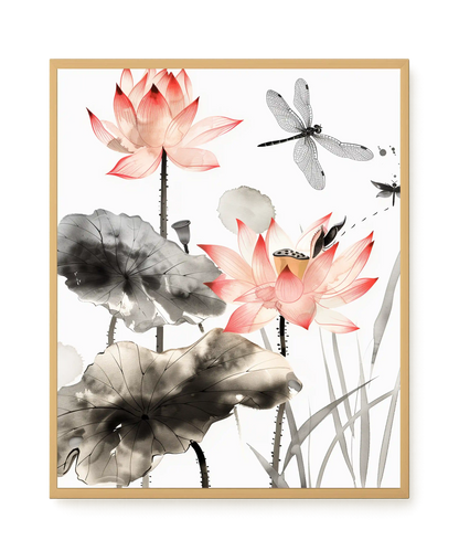 Quiet Lotus Canvas Print