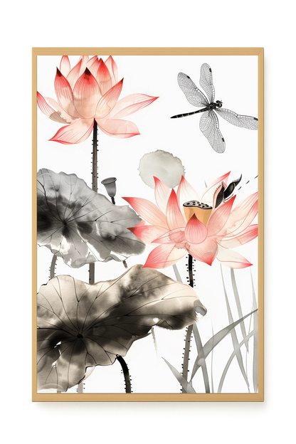 Quiet Lotus Canvas Print