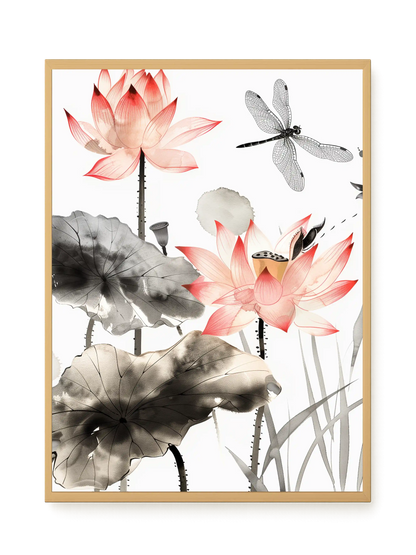 Quiet Lotus Canvas Print