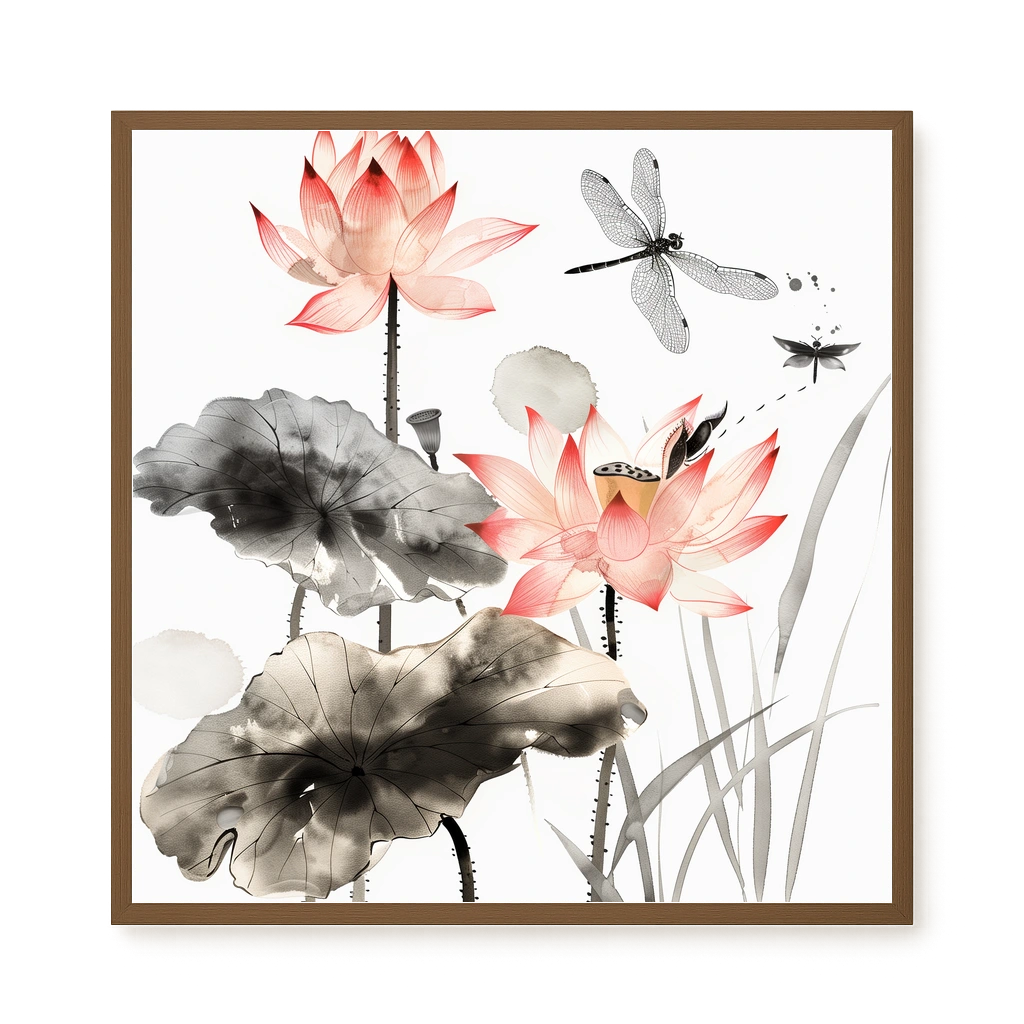 Quiet Lotus Canvas Print