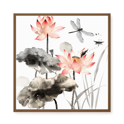 Quiet Lotus Canvas Print
