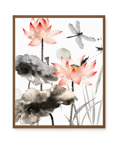 Quiet Lotus Canvas Print