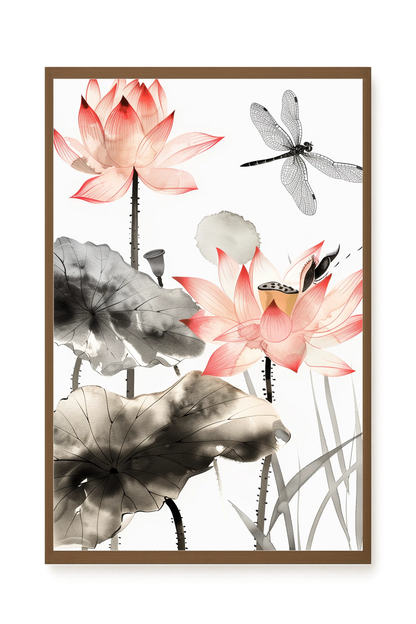 Quiet Lotus Canvas Print