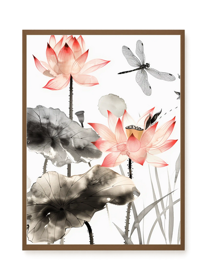 Quiet Lotus Canvas Print