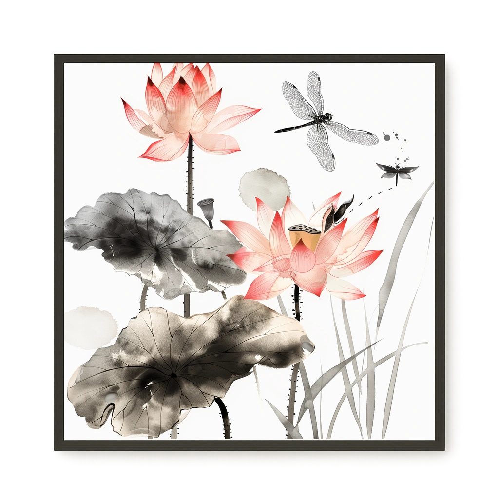 Quiet Lotus Canvas Print