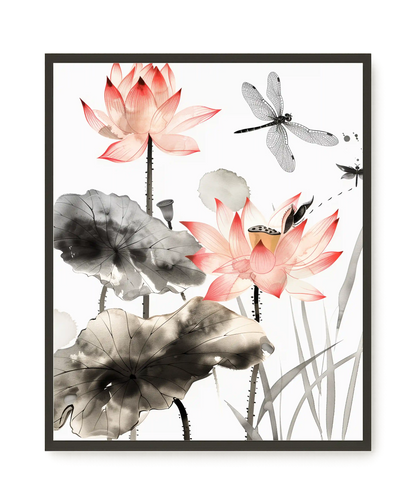 Quiet Lotus Canvas Print