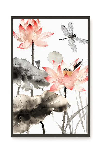 Quiet Lotus Canvas Print