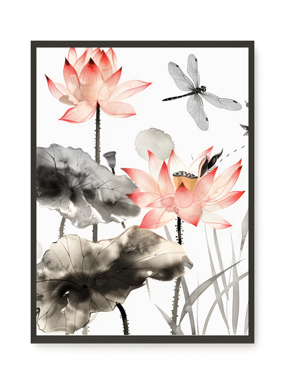 Quiet Lotus Canvas Print