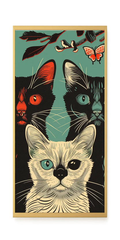 Playful Cats Canvas Print