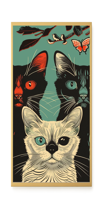 Playful Cats Canvas Print
