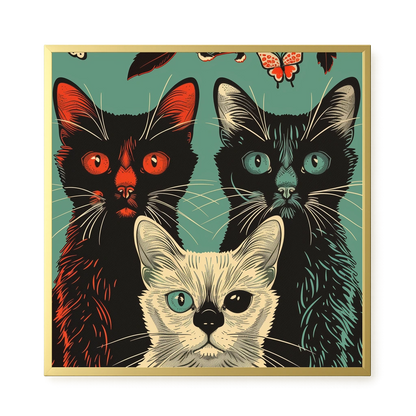 Playful Cats Canvas Print
