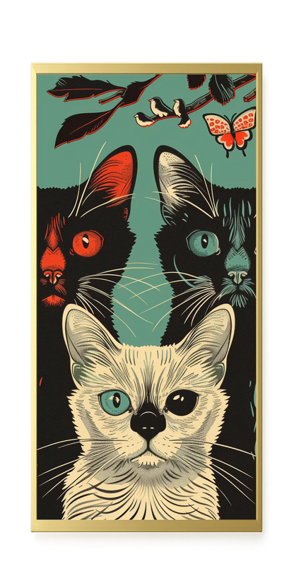Playful Cats Canvas Print