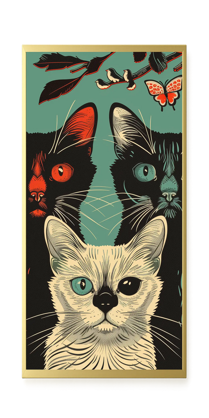Playful Cats Canvas Print