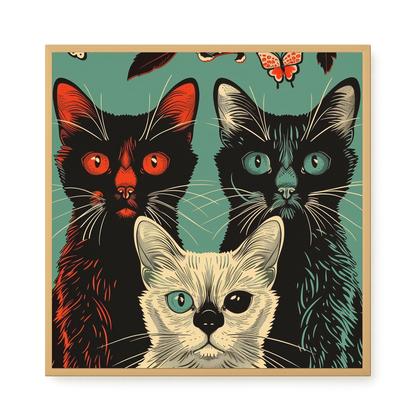 Playful Cats Canvas Print