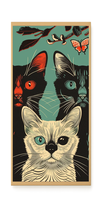 Playful Cats Canvas Print