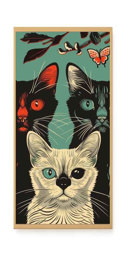 Playful Cats Canvas Print