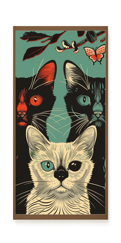 Playful Cats Canvas Print
