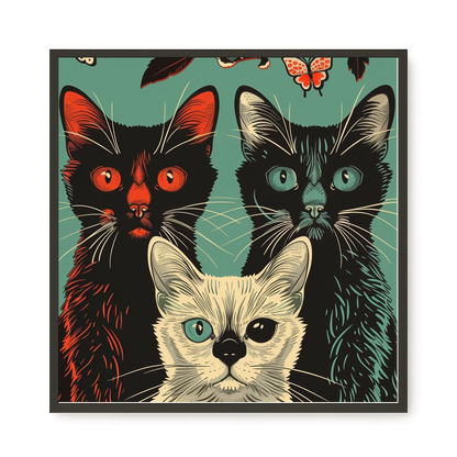 Playful Cats Canvas Print