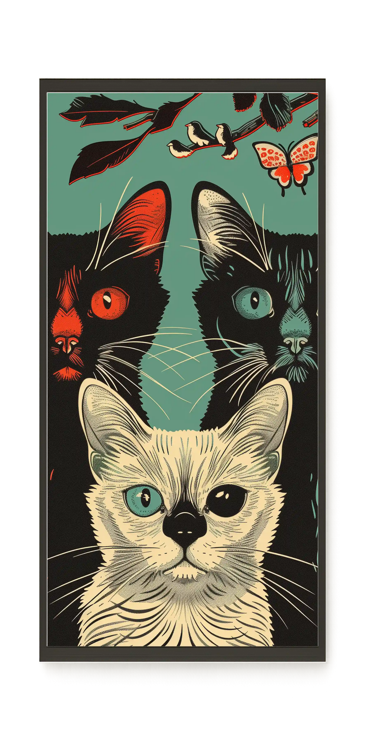 Playful Cats Canvas Print