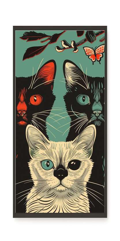 Playful Cats Canvas Print