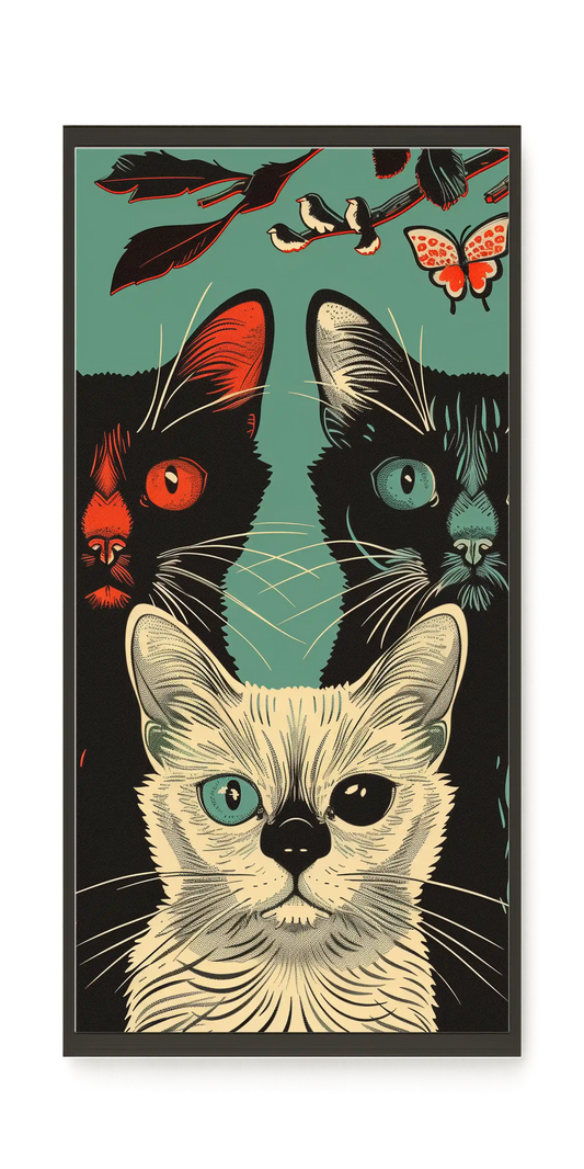 Playful Cats Canvas Print