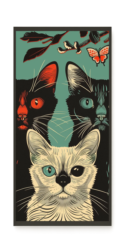 Playful Cats Canvas Print