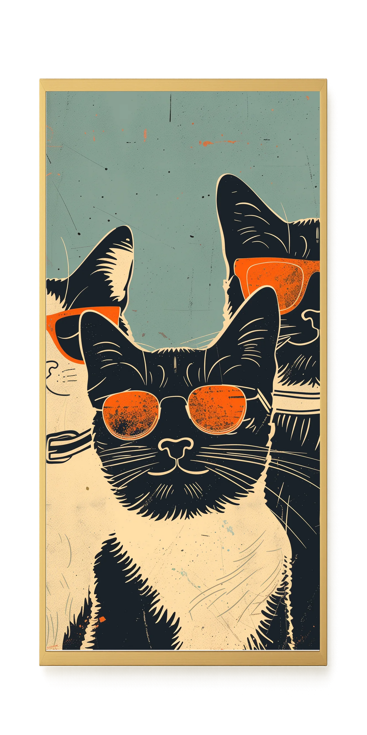 Cool Cats Canvas Wall Art