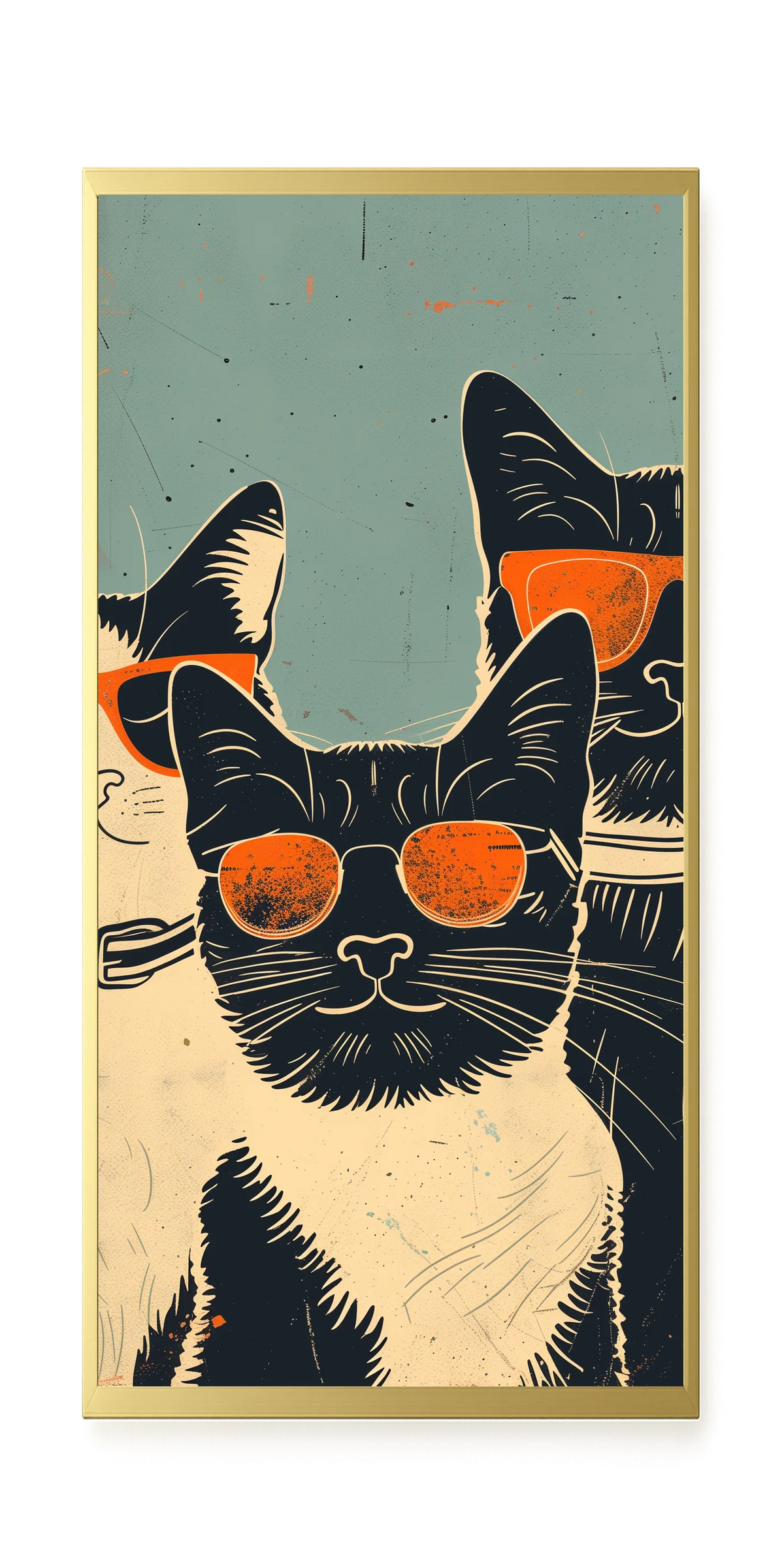 Cool Cats Canvas Wall Art