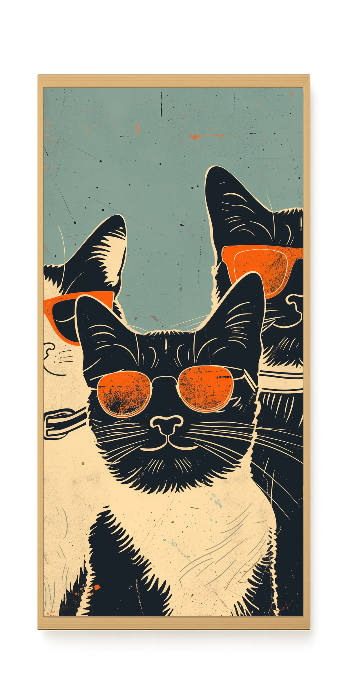 Cool Cats Canvas Wall Art