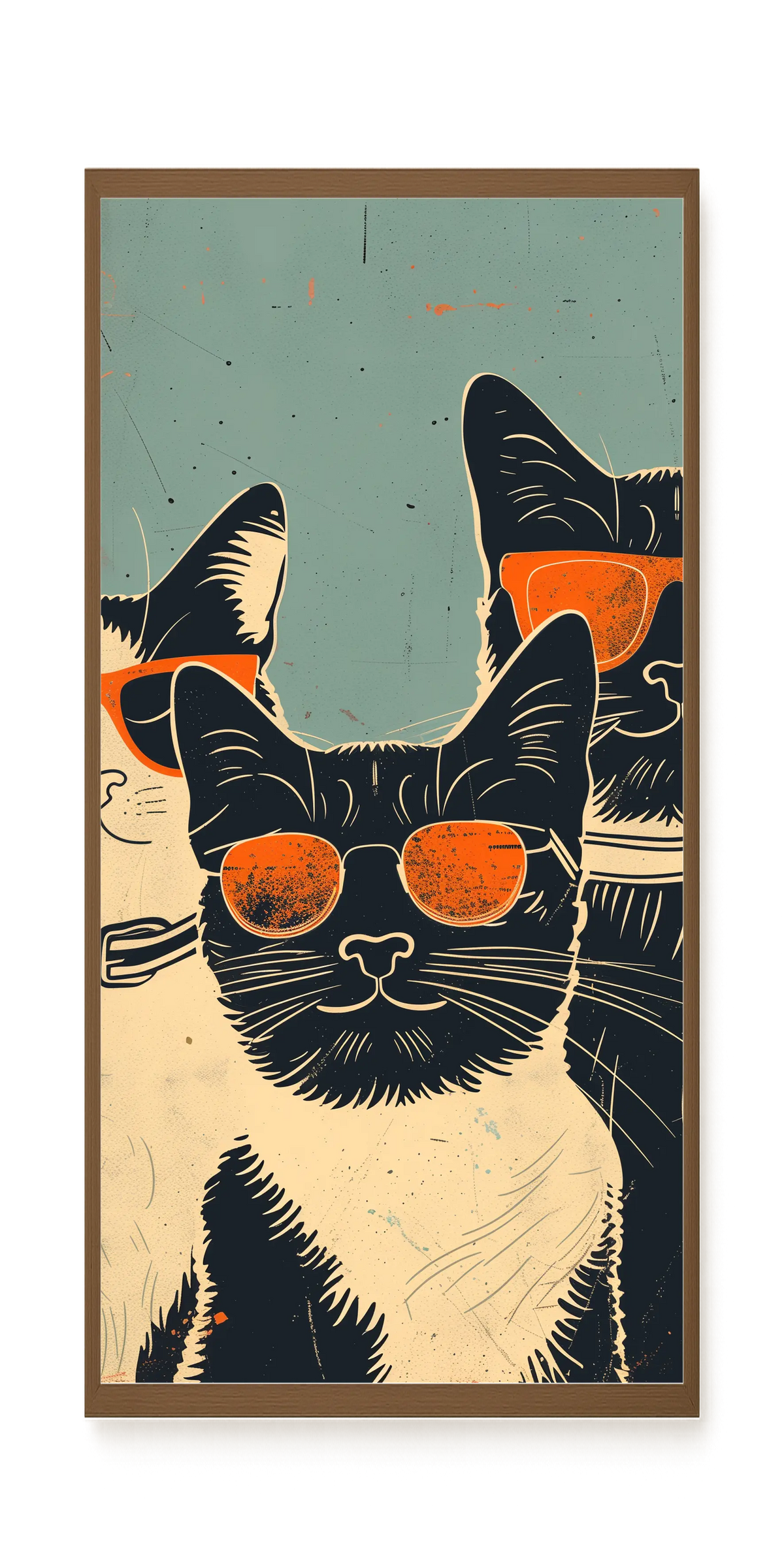 Cool Cats Canvas Wall Art