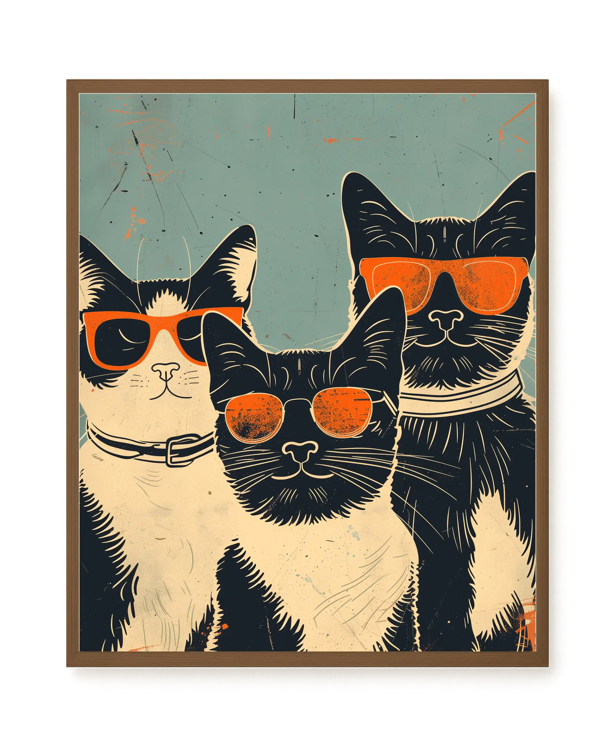 Cool Cats Canvas Wall Art