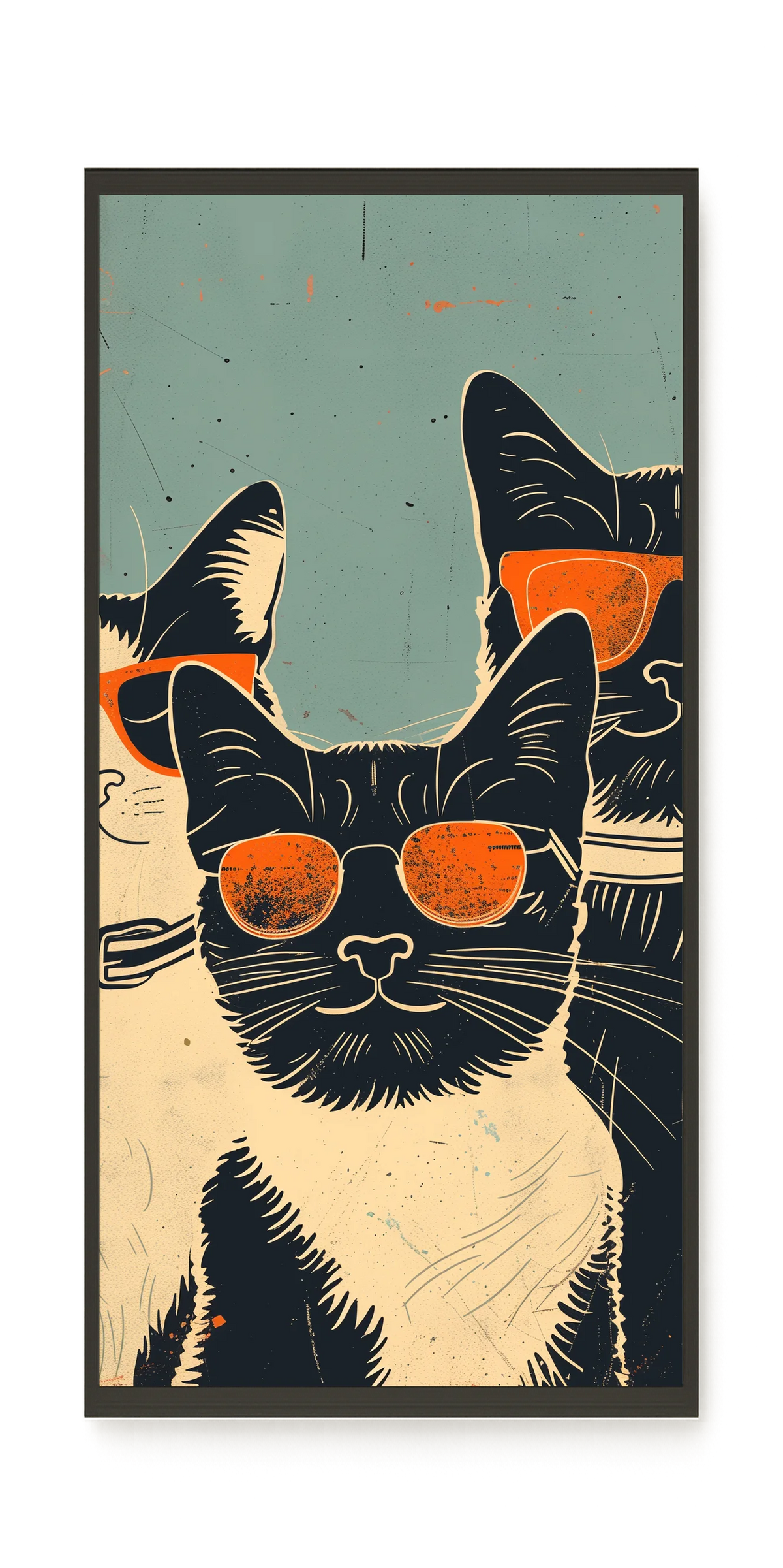 Cool Cats Canvas Wall Art