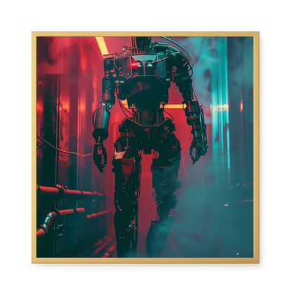 Cyber Sentinel Canvas Print