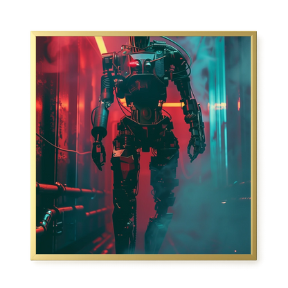 Cyber Sentinel Canvas Print