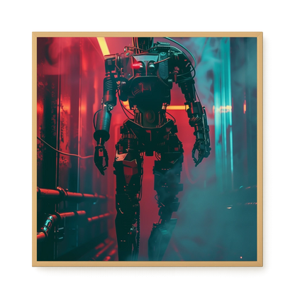 Cyber Sentinel Canvas Print
