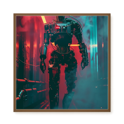 Cyber Sentinel Canvas Print