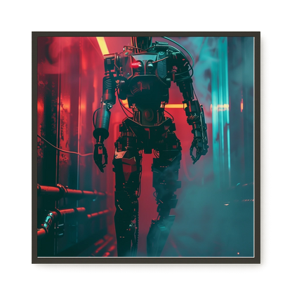 Cyber Sentinel Canvas Print