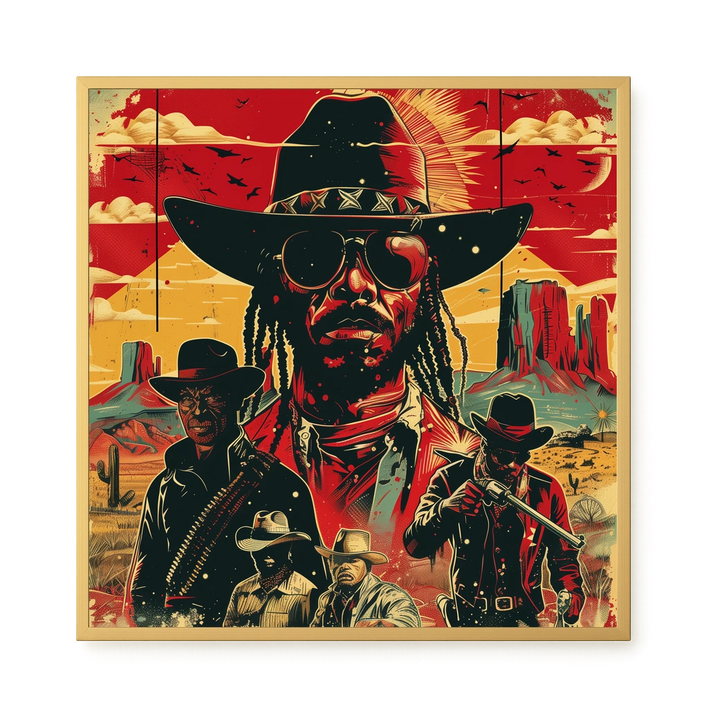 Western Legend Canvas Wall Art