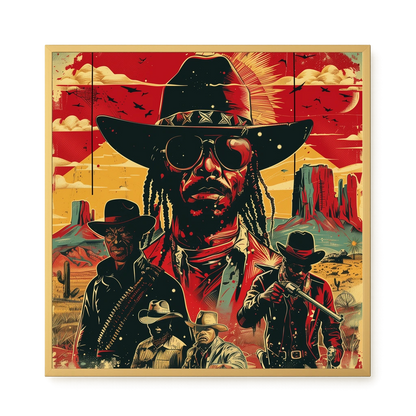 Western Legend Canvas Wall Art