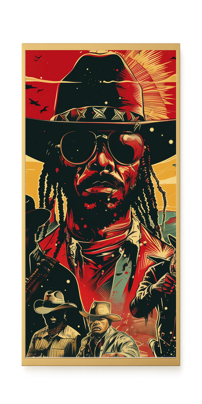Western Legend Canvas Wall Art