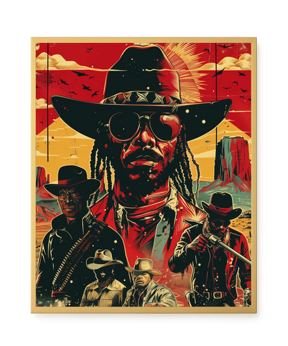 Western Legend Canvas Wall Art