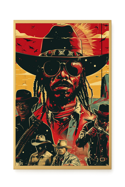 Western Legend Canvas Wall Art