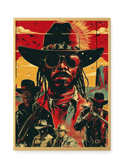 Western Legend Canvas Wall Art