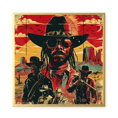 Western Legend Canvas Wall Art