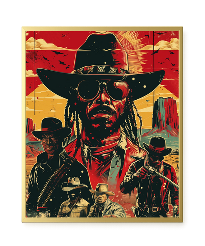 Western Legend Canvas Wall Art
