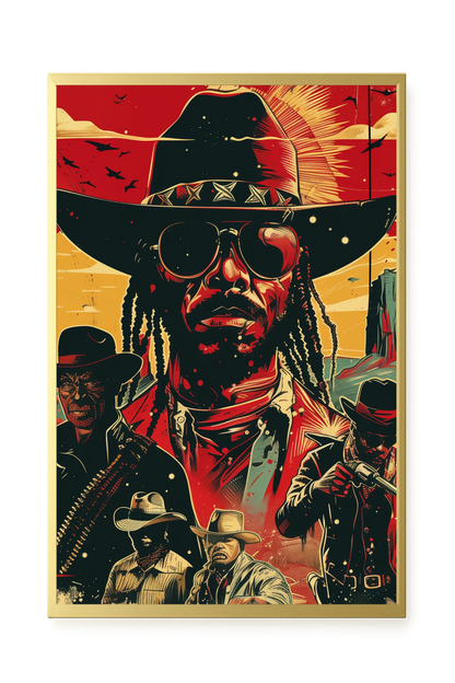 Western Legend Canvas Wall Art