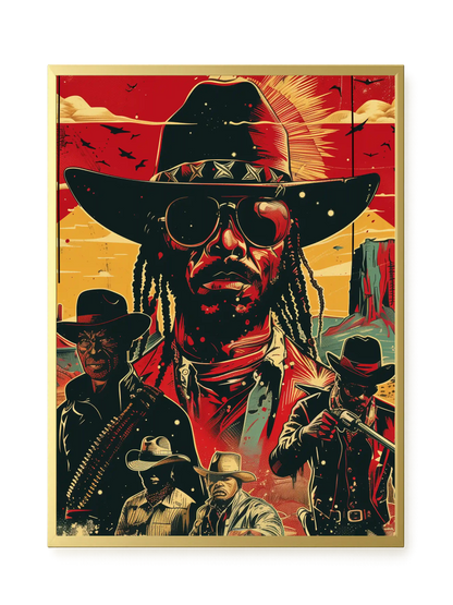 Western Legend Canvas Wall Art