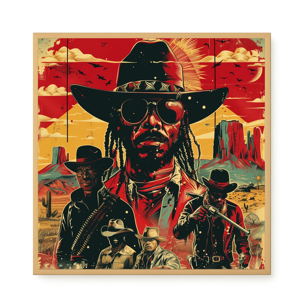 Western Legend Canvas Wall Art