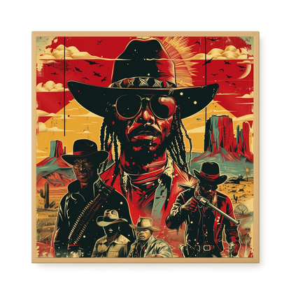 Western Legend Canvas Wall Art