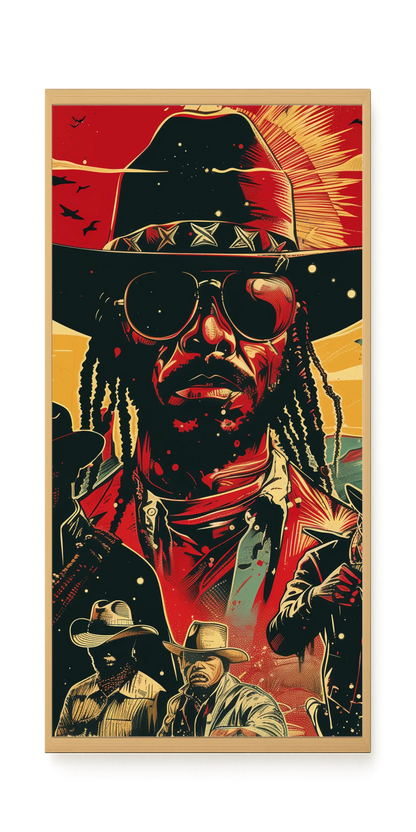 Western Legend Canvas Wall Art